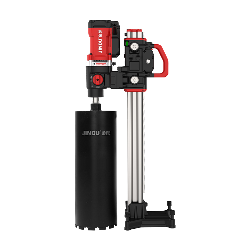 JINDU 2800W Brushless Compact Powerful Core drill Machine - Two Speeds with Visible Load Light, Updated Lifting Body Button
